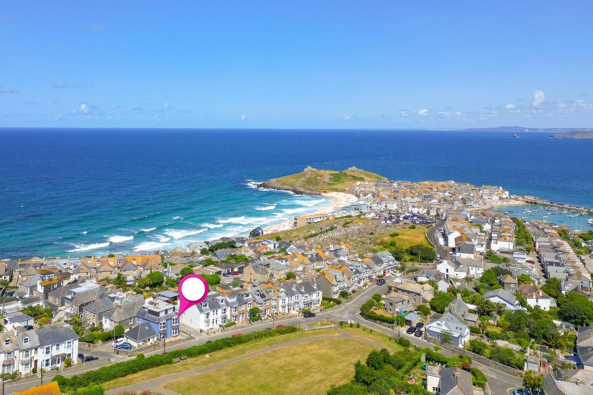 Seabreeze 3 - Seaview & Parking Leilighet St Ives Eksteriør bilde