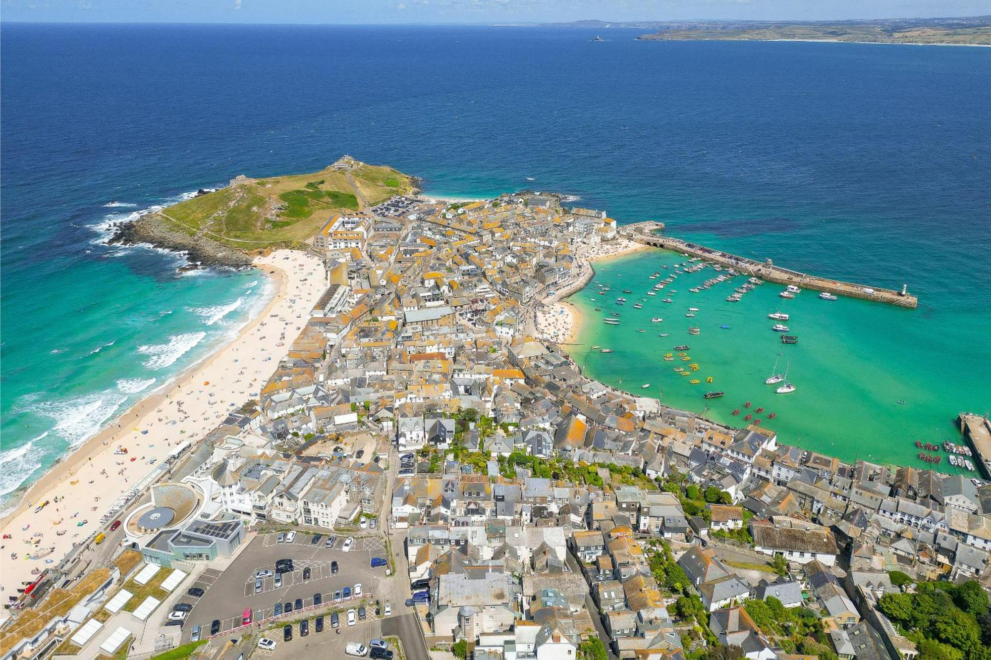 Seabreeze 3 - Seaview & Parking Leilighet St Ives Eksteriør bilde